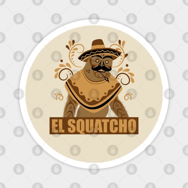 El squatcho Magnet by Tesszero